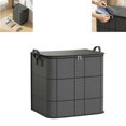 thumbnail image 1 of 110L Foldable Clothes Storage Bin, Portable Moving Organizer for Quilts, Bedding and Garments, 1 of 2