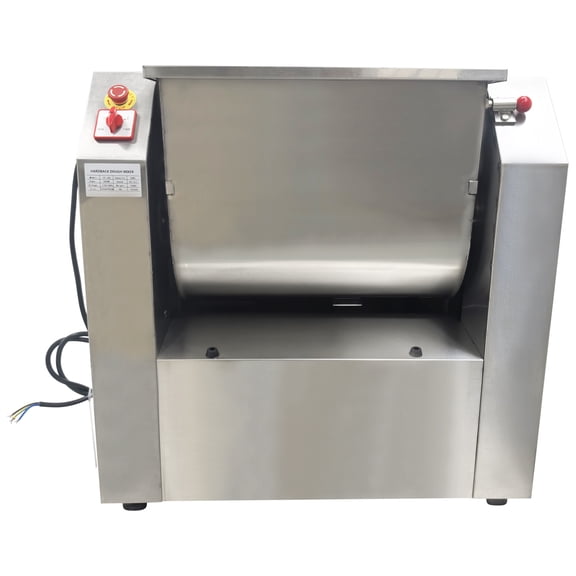 110LBS Commercial Electric Spiral Dough Kneading Machine Food 90 Tiltable Mixing Machine