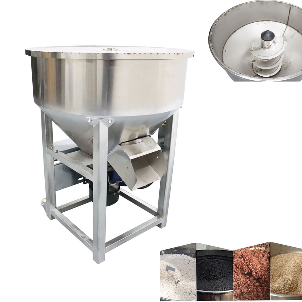 110LBS Stainless Steel Vertical Particle Feed Fertilizer Mixer for Farm Factory Use Mixer
