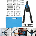 thumbnail image 1 of 110PCS Manual Rivet Machine Accessories Nut Tool M3-M12 Thread Nut Rivet Machine Rivet Kit, 1 of 12