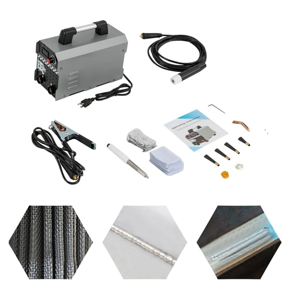 110V 1000W 12.6*5.98*10.24inch Welding Bead Processor Stainless Steel Brush Type Weld Cleaning Machine