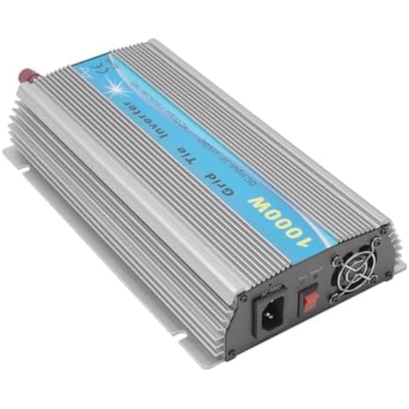 110V 1000W Grid Tie Inverter with Electrical Protection Function, MPPT Pure Sine Wave 22-50VDC Solar Input AC90-140V Output for 36V Solar Panel$$Garden &