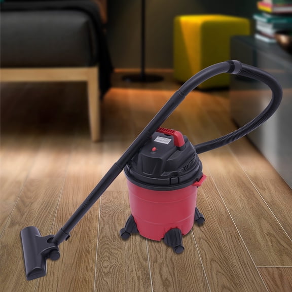 110V 1000W Wet Dry Vacuum Cleaner, 15L Tank Capacity, Complete 9-Piece Attachments & Mite Brush For Multi-Surface Deep Cleaning