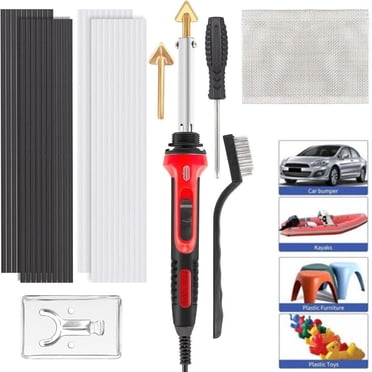 NexiumTools Plastic Welder Kit - Rapid Heat Stapler For Bumper & Kayak Repairs
