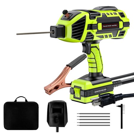YesRight 120 Amp Handheld Portable ARC Welder with Digital Display, IGBT Inverter, and 6 Current Adjustment