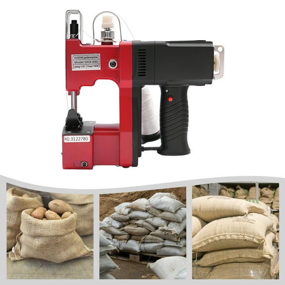 110V 190W Aluminum Alloy Sewing Machine with 2 Secant Modes, Portable Electric Sewing Machine, Pure Copper Motor