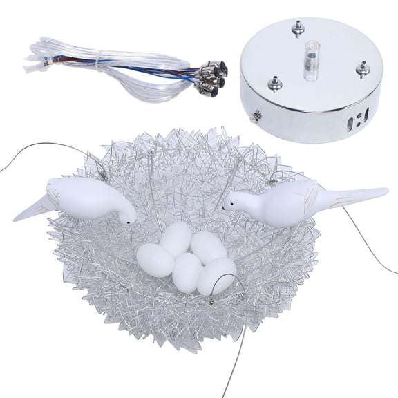 110V-220V 4000K Bird's Nest Chandelier Pendant Light 5 LED bulbs Adjust Study Lamp Ceiling Light Illumination Area About 107.6-161.5ft 5W Per Bulb for Living Rooms, Dining Rooms, Study Rooms