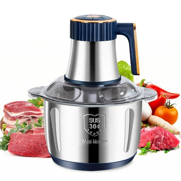 110V 220V 500W 5L Electric Meat Grinders Food Crusher Stainless Steel Multifunctional Vegetable Slicer Chopper Kitchen Appliance