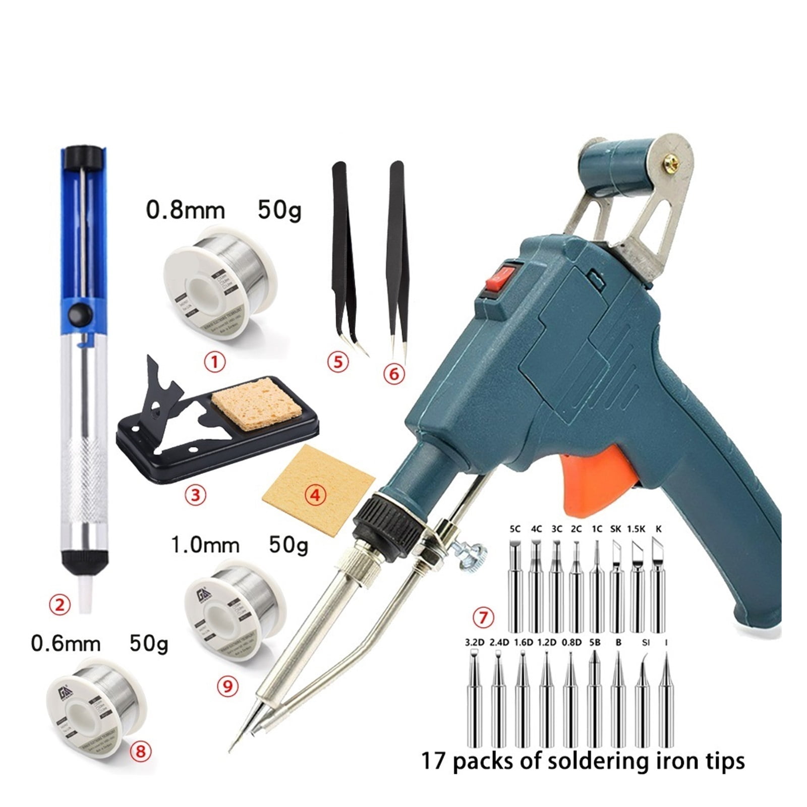 110V/220V 60/80/120W Manual Soldering Head Internal Thermoelectric Tin
