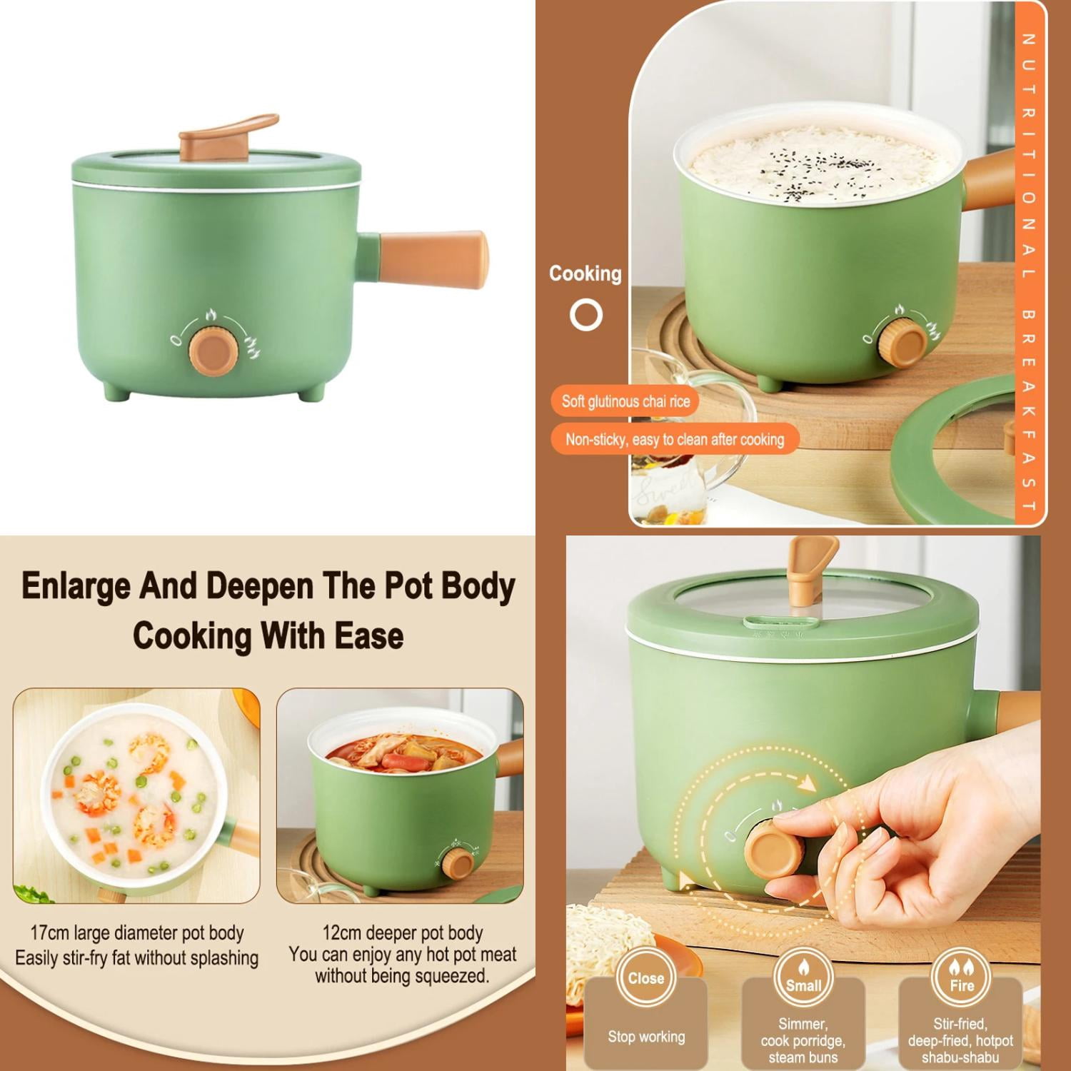 110V/220V  Rice Cooker Multifunctional Stew Pan Non-stick Cookware for Kitchen Offer Multicooker Hot Pot  Appliance