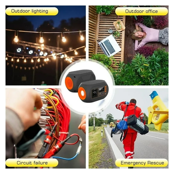 110V 24000mAh Li-polymer Battery AC Outlets for Outdoor Camping RV Home Power Station ,Fast Charging Devices