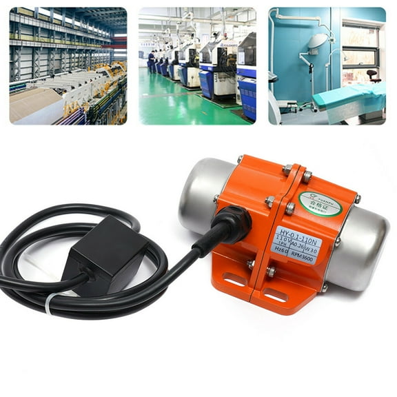 110V 30W AC Vibration Motor Concrete Vibrating Asynchronous Vibrator 1PH 3600RPM