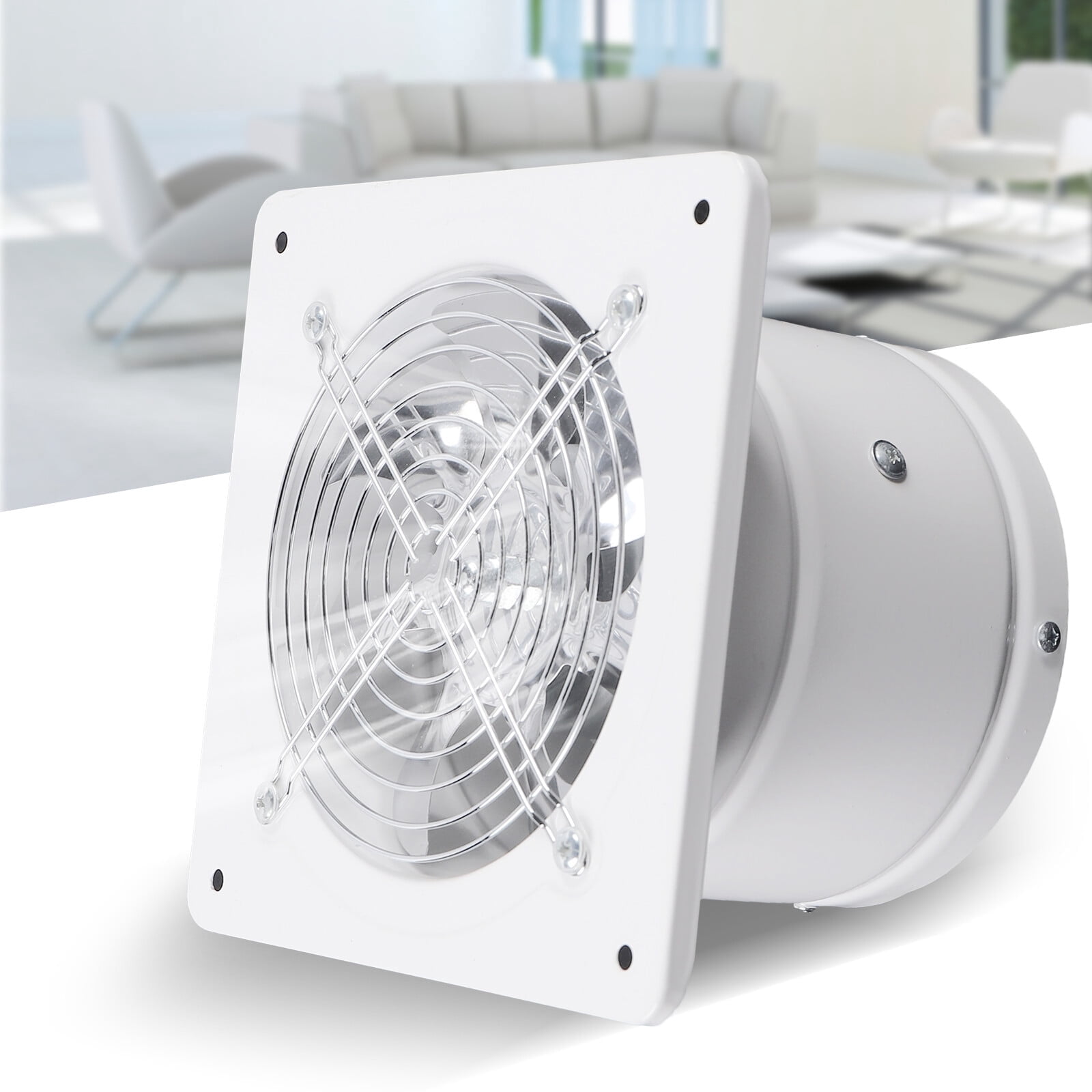 110V 40W Exhaust Fan, Copper Wire Motor,2600RPM,Wall/Window Mount,60 - 70dB Low Noise,for Kitchen,Bathroom & More