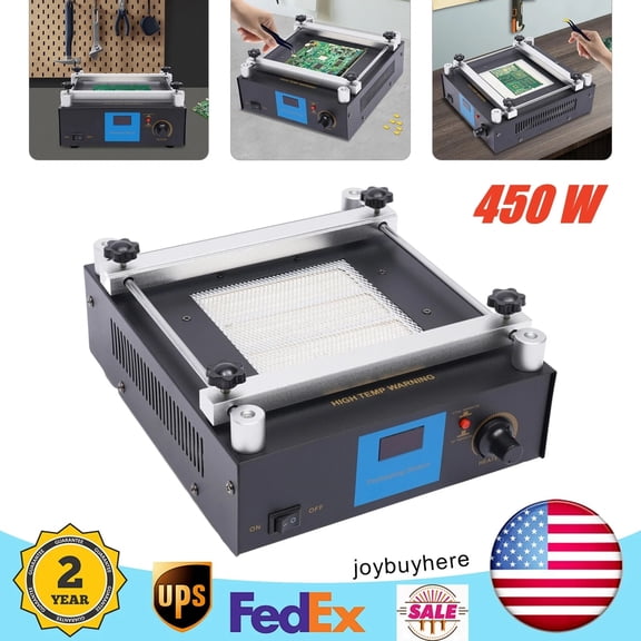 110V 450W BGA Preheater Station Soldering Preheating Hot Plate Rework Station