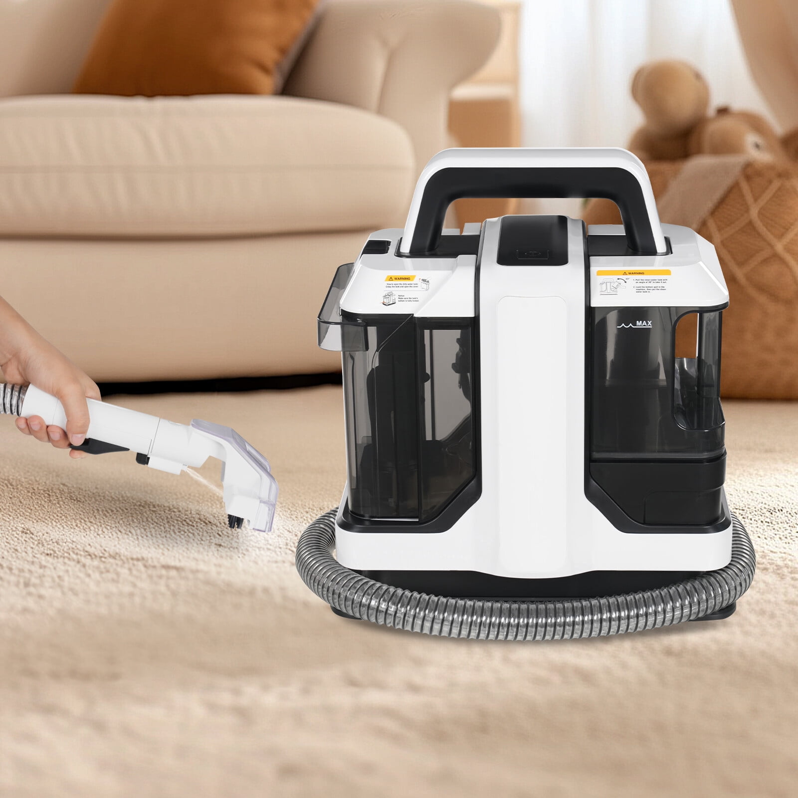 110V 450W Portable Carpet Couch Deep Cleaner Rug Cleaner Cleaner ...