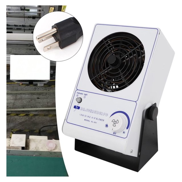 110V 60Hz Ionizing Air Blower Fan Anti Electrostatic Ion Blower Anti