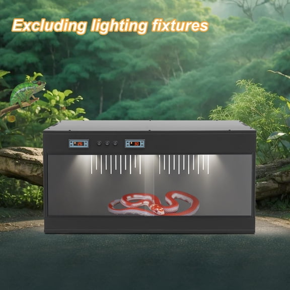 110V 80*40*40cm 80*40*40cm Reptile Breeding Box PVC Reptile Pet Box with Glass Sliding Door