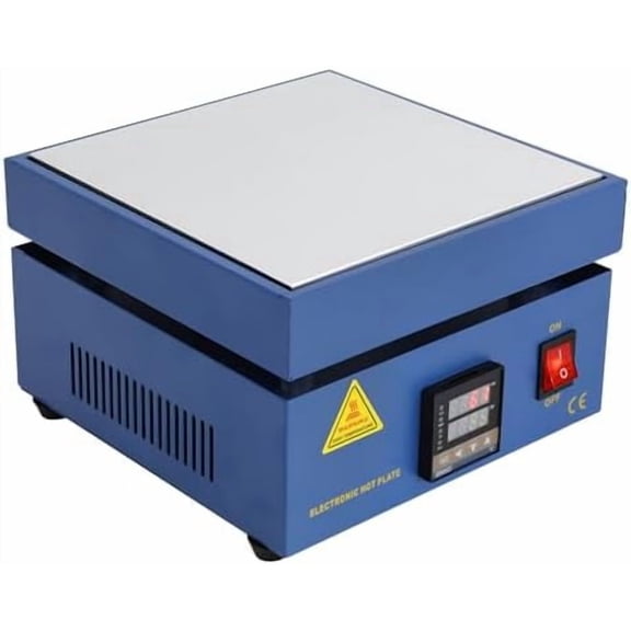 110V 850W Soldering Hot Plate LED Microcomputer Electric Preheat Soldering Station Welder Hot Plate Rework Heater Lab 200X200mm PlateBlue$$Tools & Hardware Other