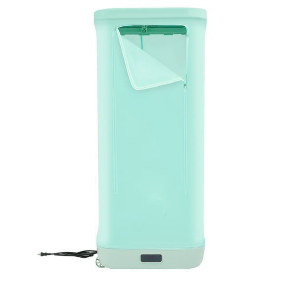 110V 850W White Portable Wardrobe Clothes Dryer, Mini Electric Fast Drying Machine with Single Shelf, Ideal for Apartment, RV & Camping Use