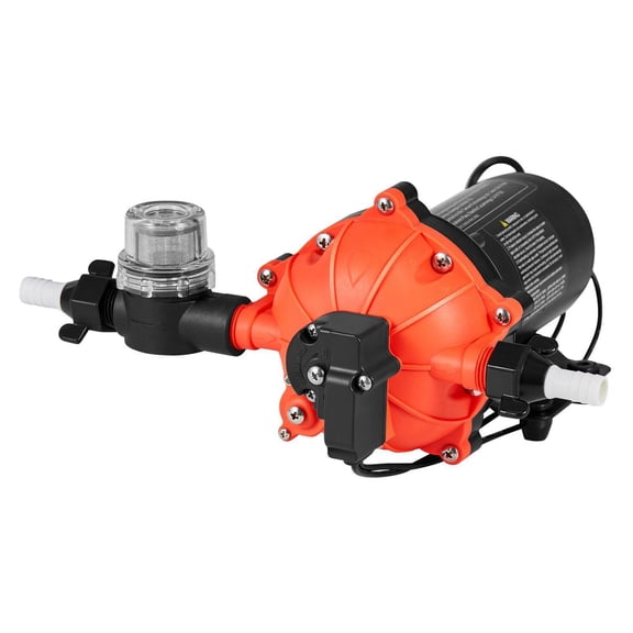 110V AC 5 GPM 60 PSI Electric Diaphragm Water Pressure Pump Automatic Switch for Home Kitchen Garden Car Wash