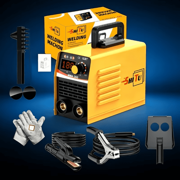 110V American Standard Multi Process Welding Machine, LED Screen Digital Display+2-in-1 Design, Easy to Operate, Suitable for Home DIY, Industrial Maintenance, Welding of, and Other Metals