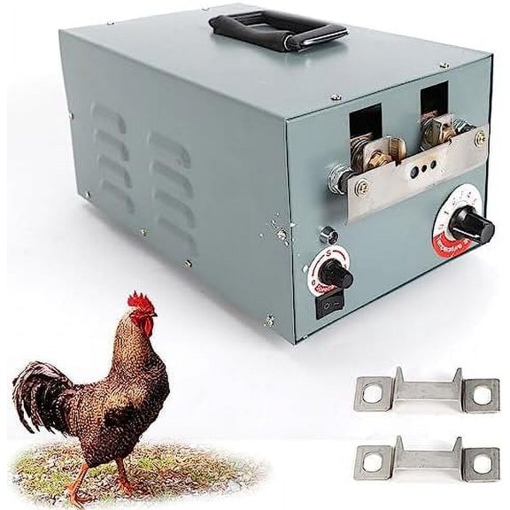 110V Automatic Chicken Debeaking Machine, Electric Poultry Debeaking Machine Chick Beak Cutting Shears Chicken Beak Removing Machine with 2 Blades for Poultry Chicken Beak Cutter