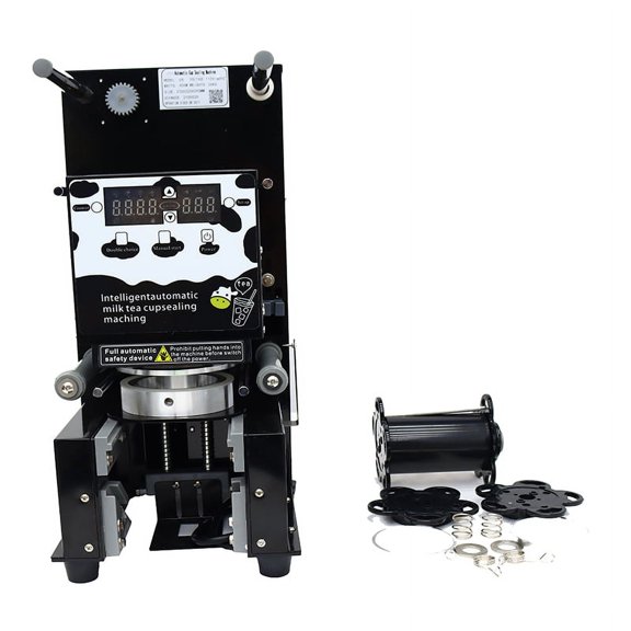 110V Automatic Cup Sealing Machine Milk Tea Cup Sealing Machine