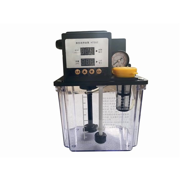 110V Automatic Lubrication Pump 2L Lubrication Pump Oiler Quantitative Oil Supply