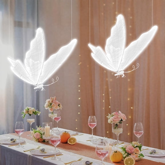 110V Butterfly Floor Lamp, LED Ambient Light, Wedding Decoration Light Durable
