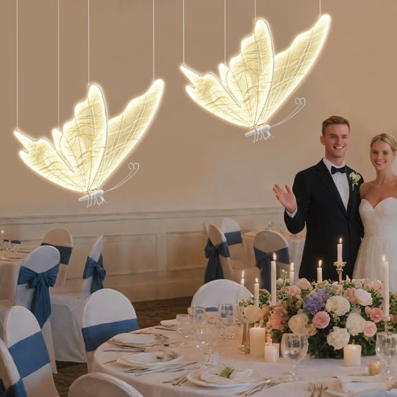 110V Butterfly Floor Lamp, LED Ambient Light, Wedding Decoration Light Durable