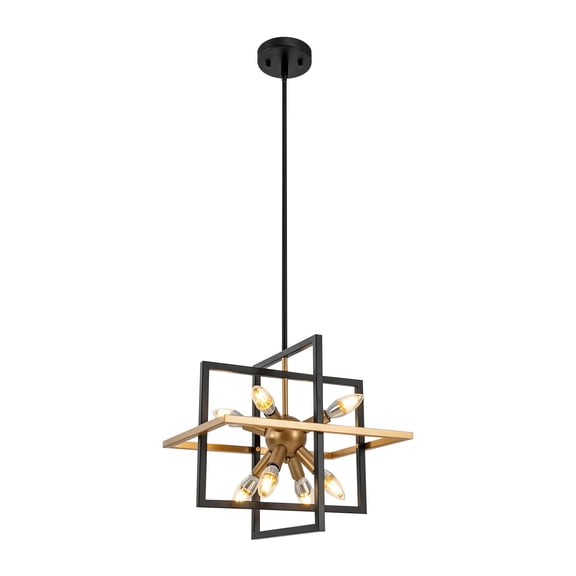110V Ceiling Mount Lamp, Chandelier, Modern Ceiling Fixture, Iron Pendant Light