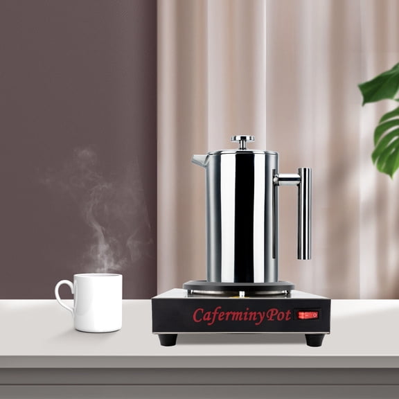 110V Commercial Coffee Carafe Warmer Hot Plate Single Burner 4.59ft Power Cord