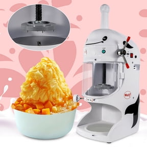 110V Commercial Ice Shaver Shaved Ice Block Machine Electric Snow Cone Maker