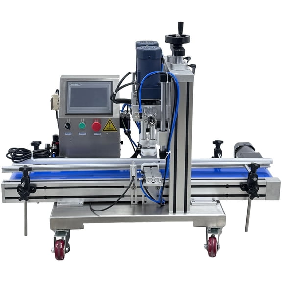 110V Desktop Conveyor Bottle Capping Machine Bottle Cap Tightening Machine