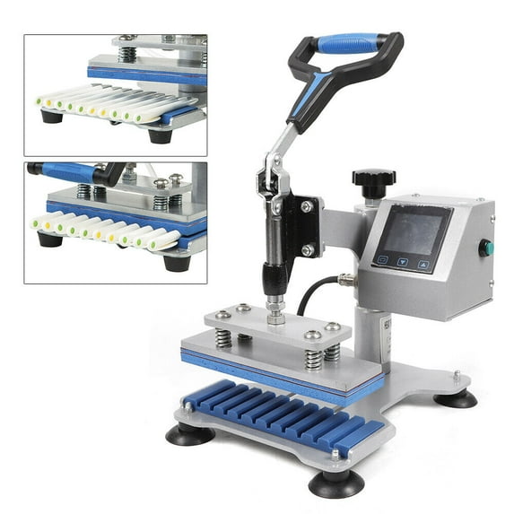 110V Digital LoGo Heat Press Machine for 10 Pens Hot Stamper Transfer Heating