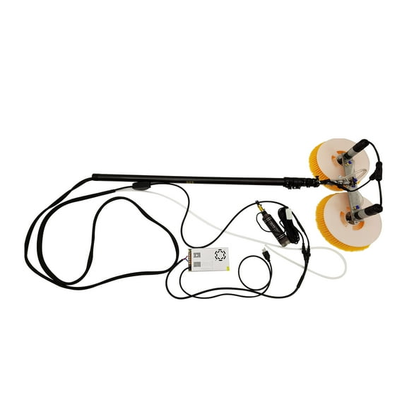 110V Double Head Solar Photovoltaic Panel Cleaning Machine Solar Panel Cleaning Kit