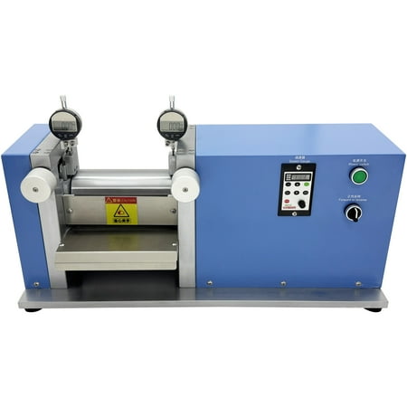 110V Electric Battery Electrode Sheet Calendering Machine Vertical Lab Roller Press Machine