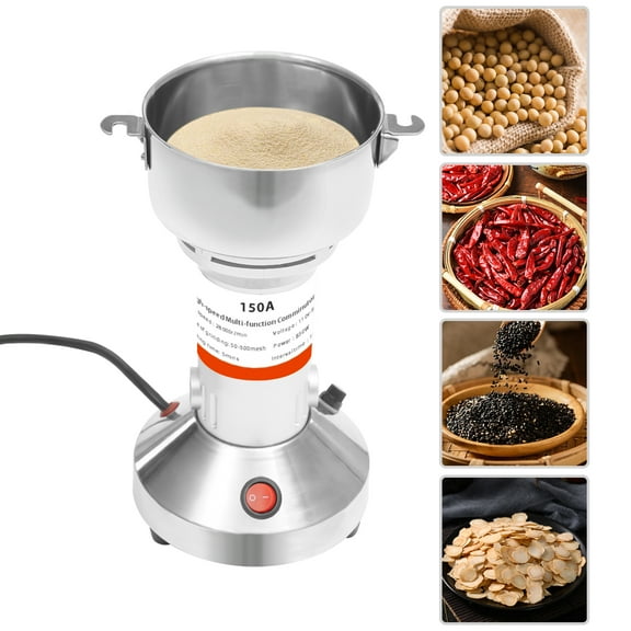 110V Electric Grain Grinder Electric Grain Grinding Machine Home High Speed Multi-function Grain Grinder