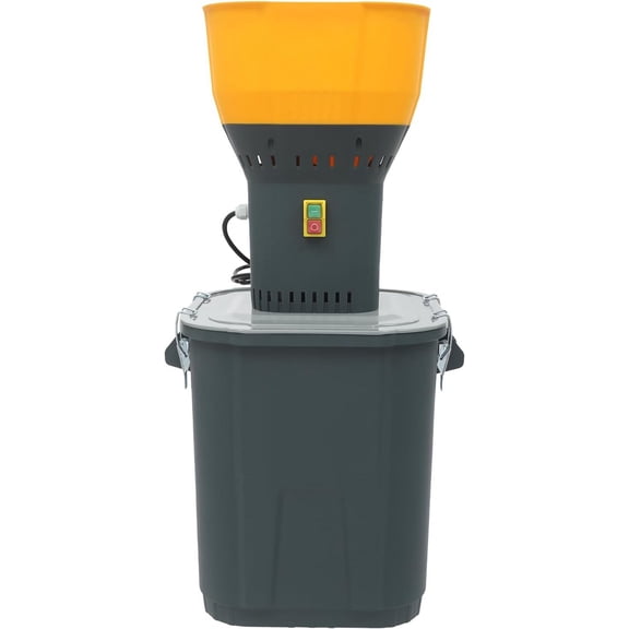 110V Electric Grain Grinder Grain Mill Machine with 5 Sizes Sieves Corn Rice Millet Wheat Dry Cereals Grinder with Detachable Hopper 12Gal (45L)