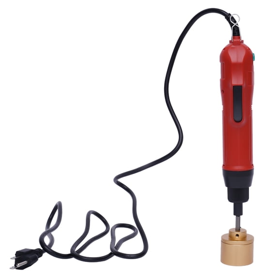 110V Electric Handheld Bottle Capping Machine Capping Screw Bottle Capper Bottle Cap Sealing Tool for 10-30mm Round Cap/Sprayer Cap, 20-50 Caps/min