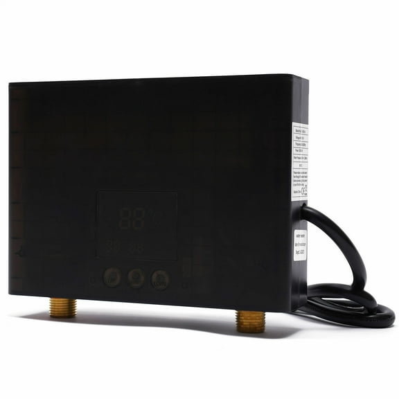 110V Electric Tankless Home Hot Water Heater Whole House Instant Heating 3000W