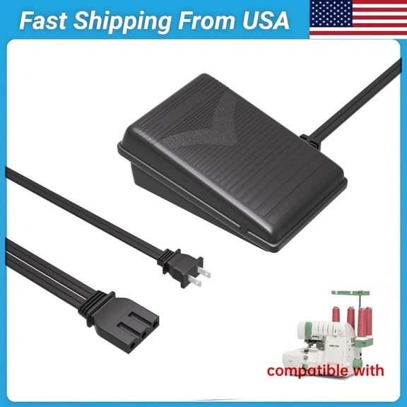 110V Foot Control Pedal Power Compatible with Singer Sewing 93220 93234 9408 9420 9423 9432