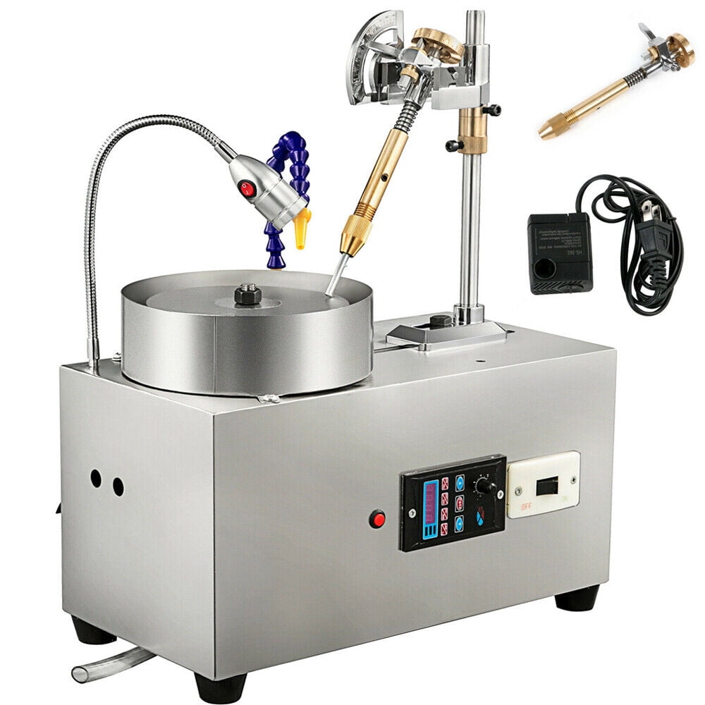 110V Gem Faceting Machine Jade Stone Angle Machine Jewelry Polisher Flat Grinder
