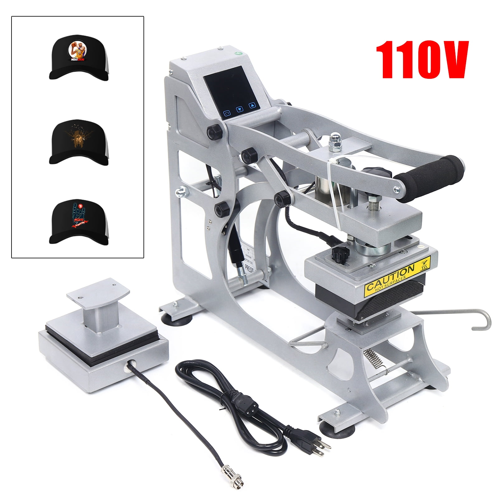 110V Hat Press 12*12cm Cap Heat Press Machine Transfer Sublimation