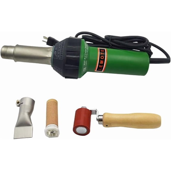 110V Hot Air Gun Welding Torch 1600W Heat Plastic Welder Roofing Kits