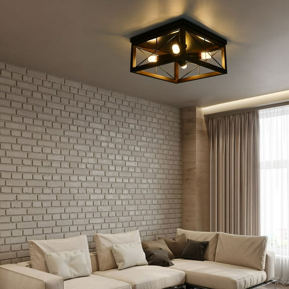 110V Indoor Ceiling Lights Industrial Ceiling Light Fixture Ceiling Lamp for Hallway, Entryway, Kitchens