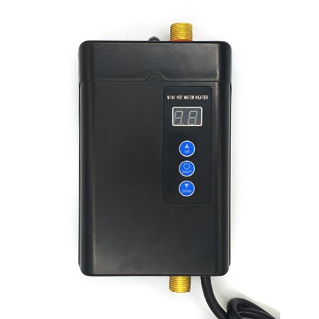 110V Instant Electric Hot Water Heater, Touch Control Variable Frequency Fast Heating Water Heater with Remote Control for Home Kitchen Sink