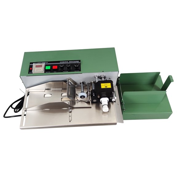 110V MY-380F Continuous Solid Ink Coding Machine Auto Dry Batch Date Label Printer