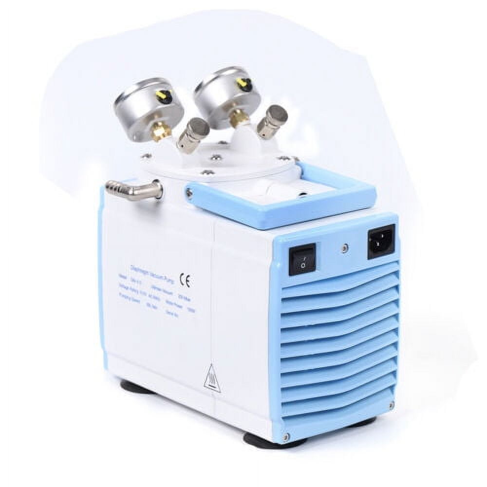 110V Oil Free Diaphragm Vacuum Pump Handheld Lab Vacuum Pump Adjustable 30L/min