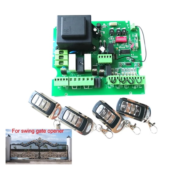 110V Or 220V Circuit Board For Automatic Double Arm Swing Gate Opener Control Panel Smart Control Center System